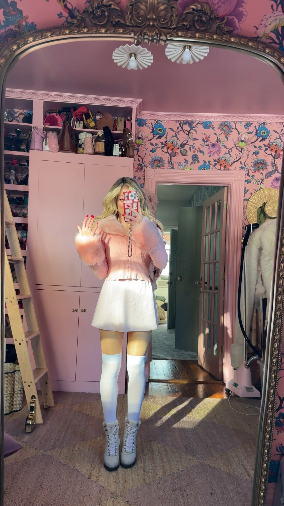 build a chilly winter day outfit for outdoor Christmas village shopping and ice skating with me! 🩷❄️⛸️

#LTKSeasonal #LTKgrwm #LTKootd