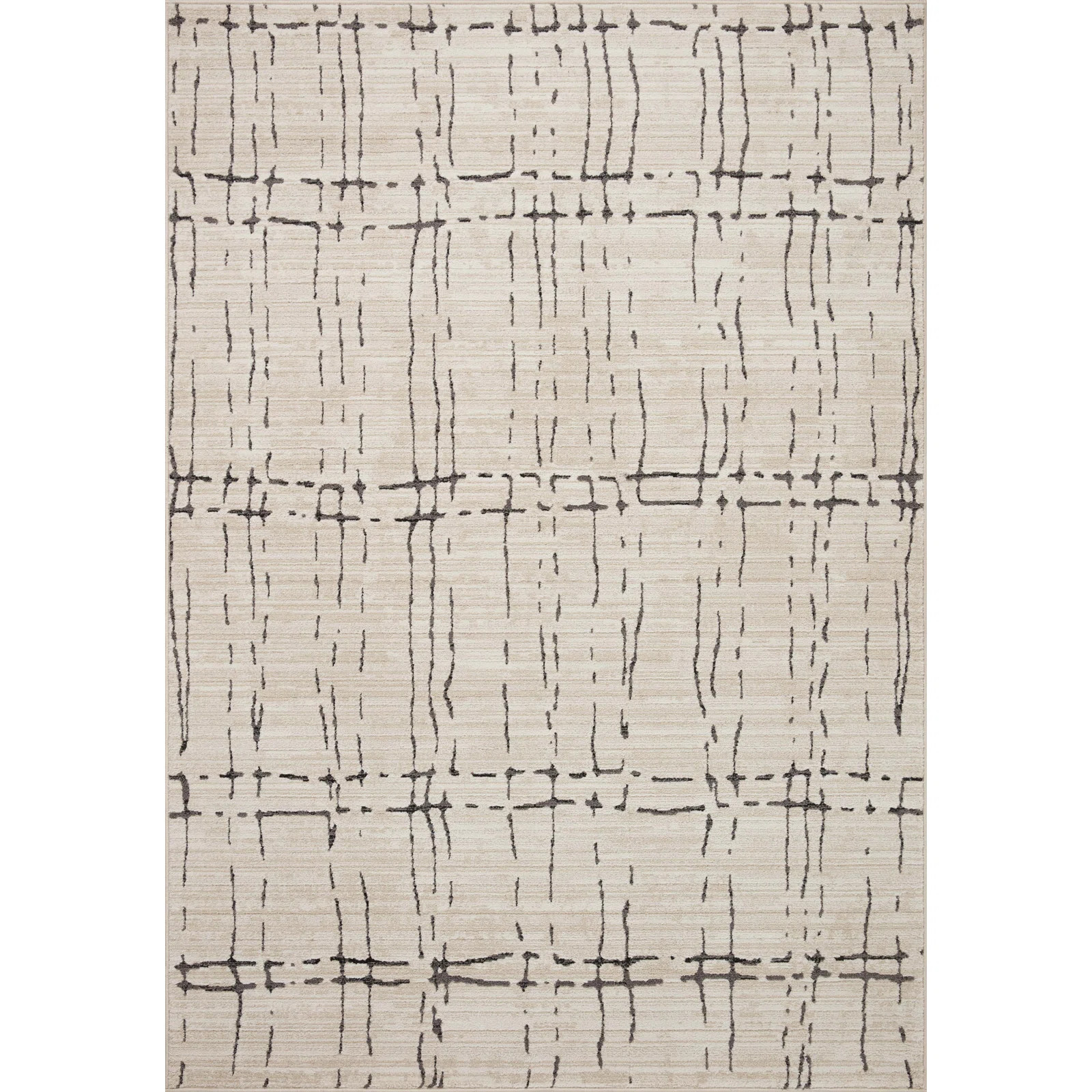 Loloi Darby Sand / Dark Grey Area Rug | Wayfair North America