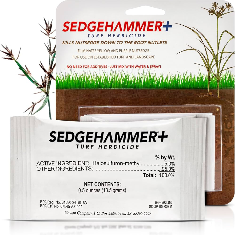 Sedgehammer Plus Turf Herbicide, Purple & Yellow Nutsedge Killer (1) | Amazon (US)