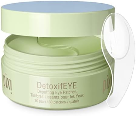 Pixi DetoxifEYE Beauty Hydrogel Under-Eye Patches, 30 Pairs, 60 Patches | Amazon (CA)
