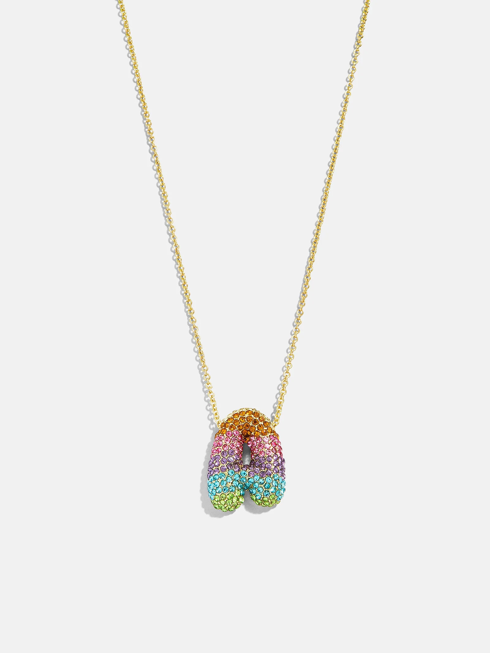 Kids' Bubble Initial Necklace - Multi | BaubleBar