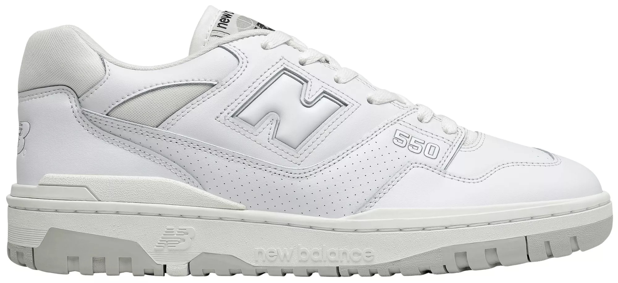 New Balance 550 Shoes, Men's, M10/W11.5, White/White | Dick's Sporting Goods