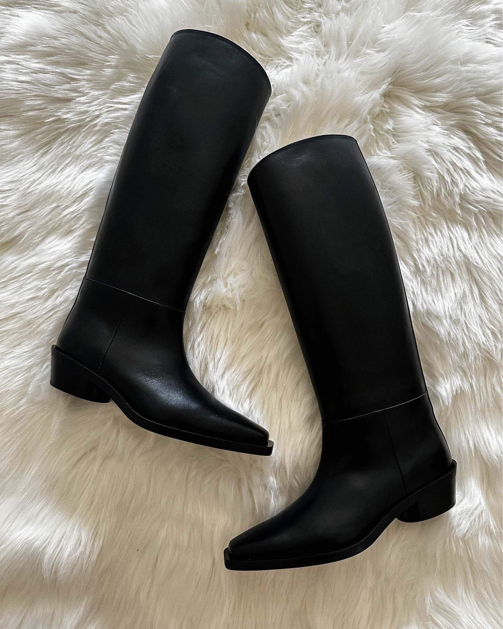 Bronco leather knee high boots curated on LTK