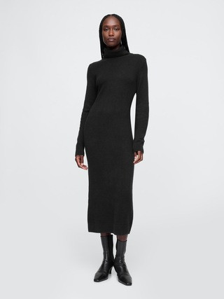 CashSoft Turtleneck Maxi Sweater Dress | Gap (US)