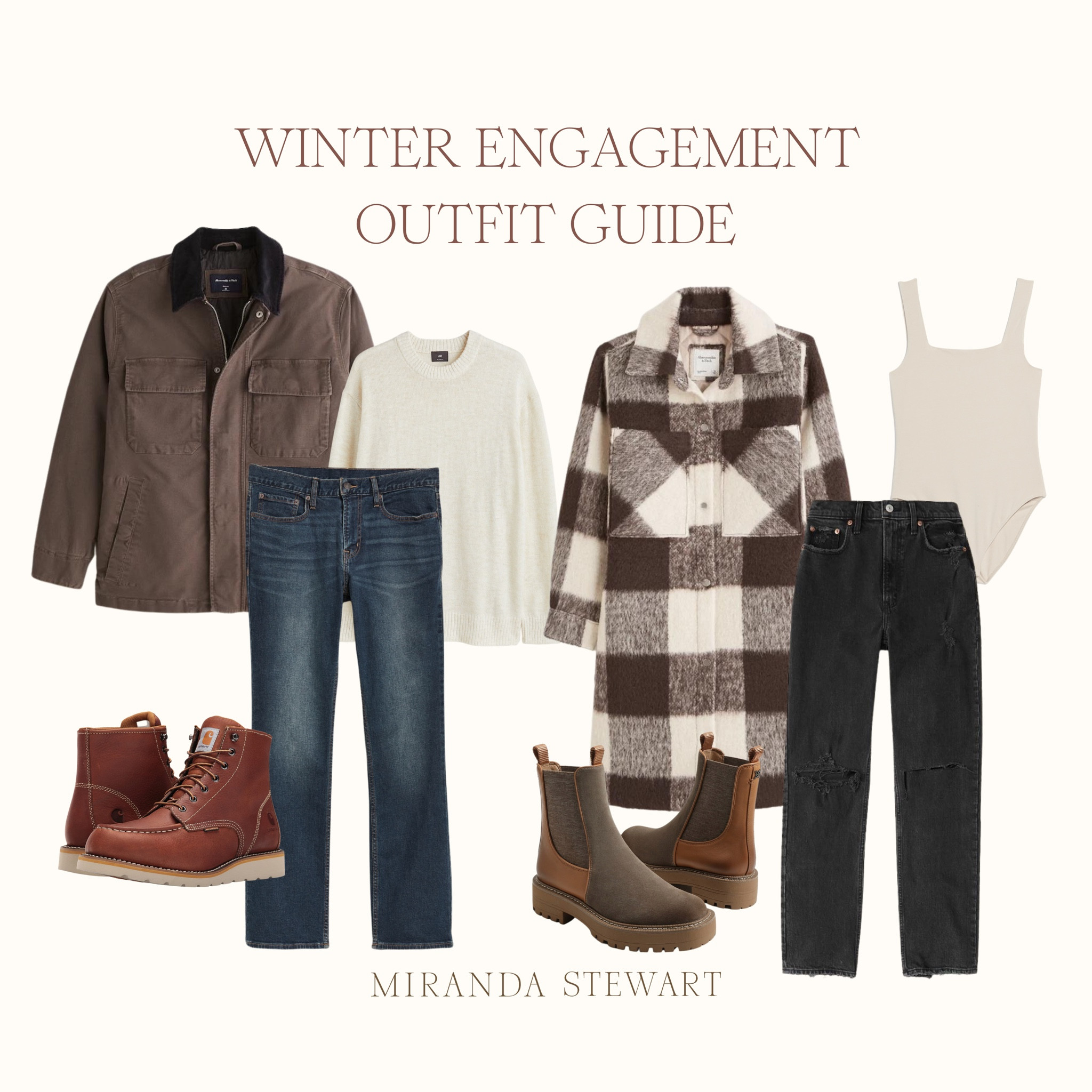 A winter engagement session outfit guide! ❄️

#LTKstyletip #LTKsalealert #LTKSeasonal