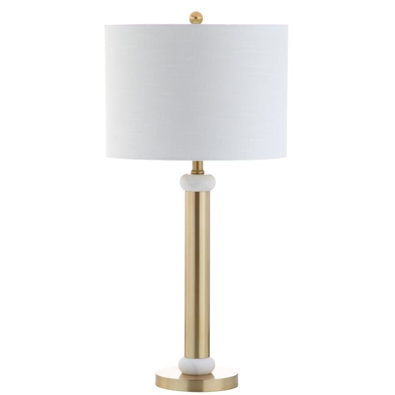 JONATHAN Y Lighting JYL1087 Gregory Single Light 27" Tall LED Buffet Table Lamp Gold / White Lamps T | Build.com, Inc.