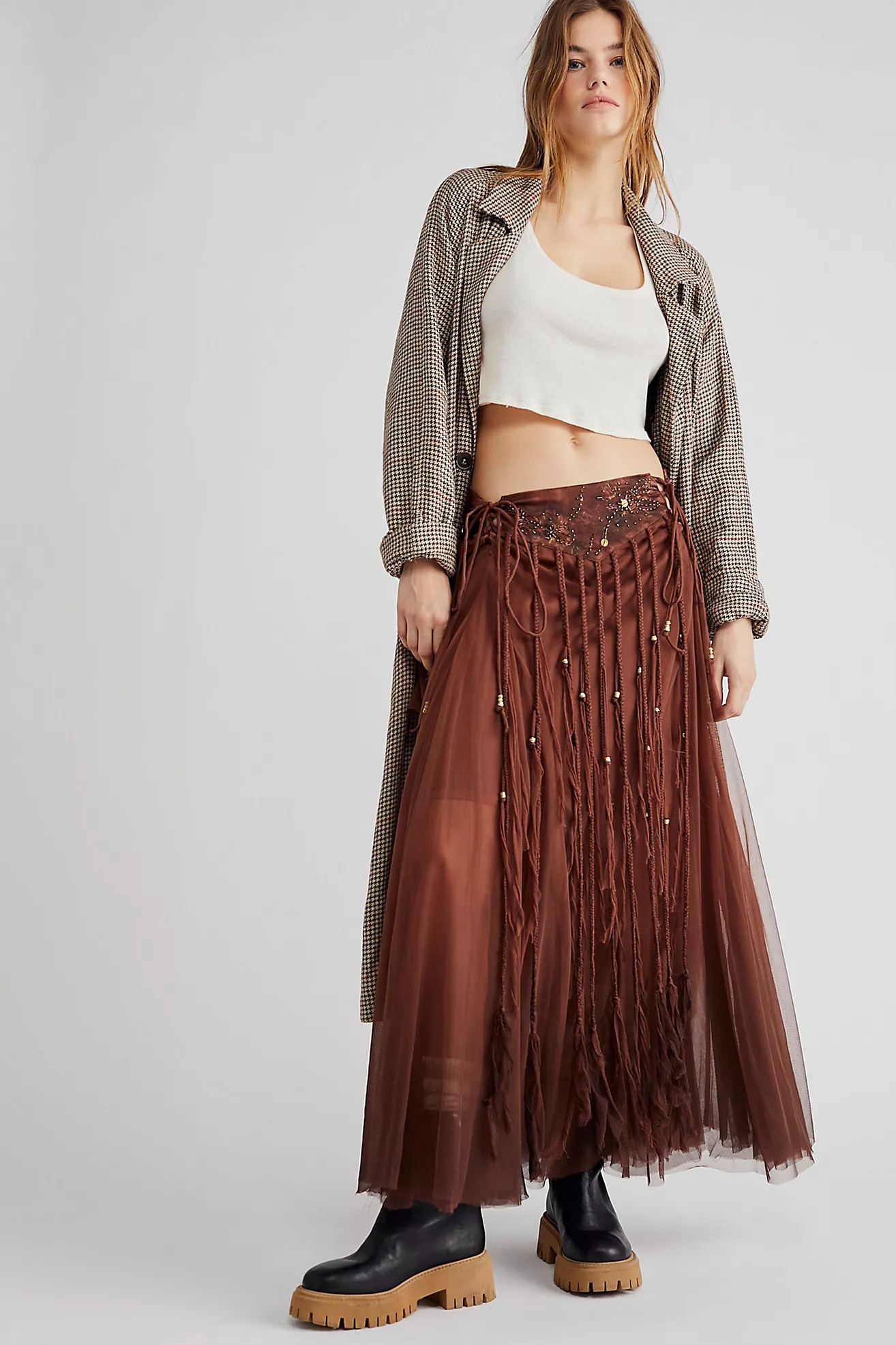 Lace-Up Romance Skirt | Free People (Global - UK&FR Excluded)