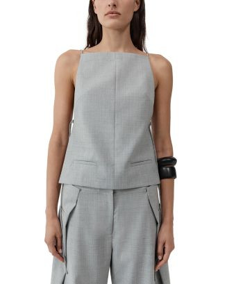 Square Neck Side Tie Top | Bloomingdale's (US)