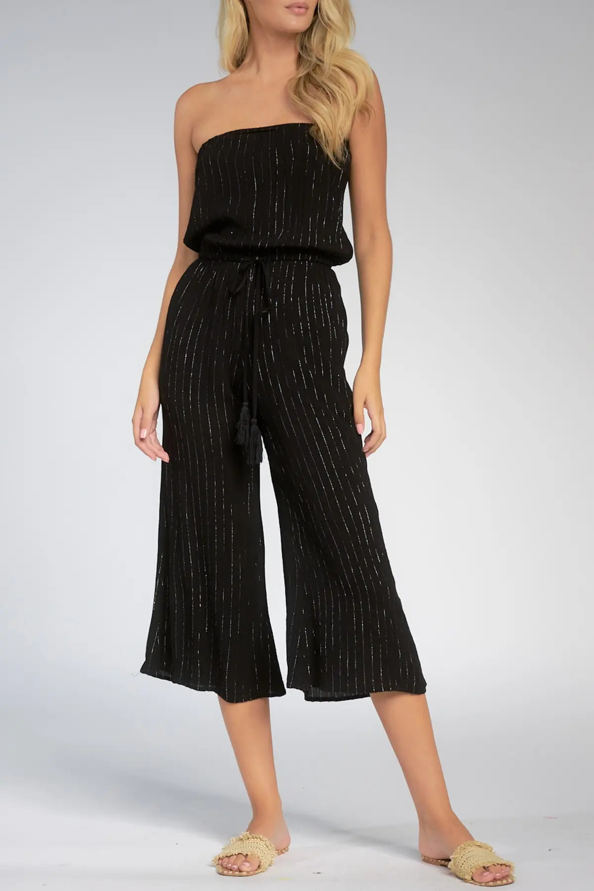ELAN Tie Culotte Romper at Nordstrom Rack | Nordstrom Rack