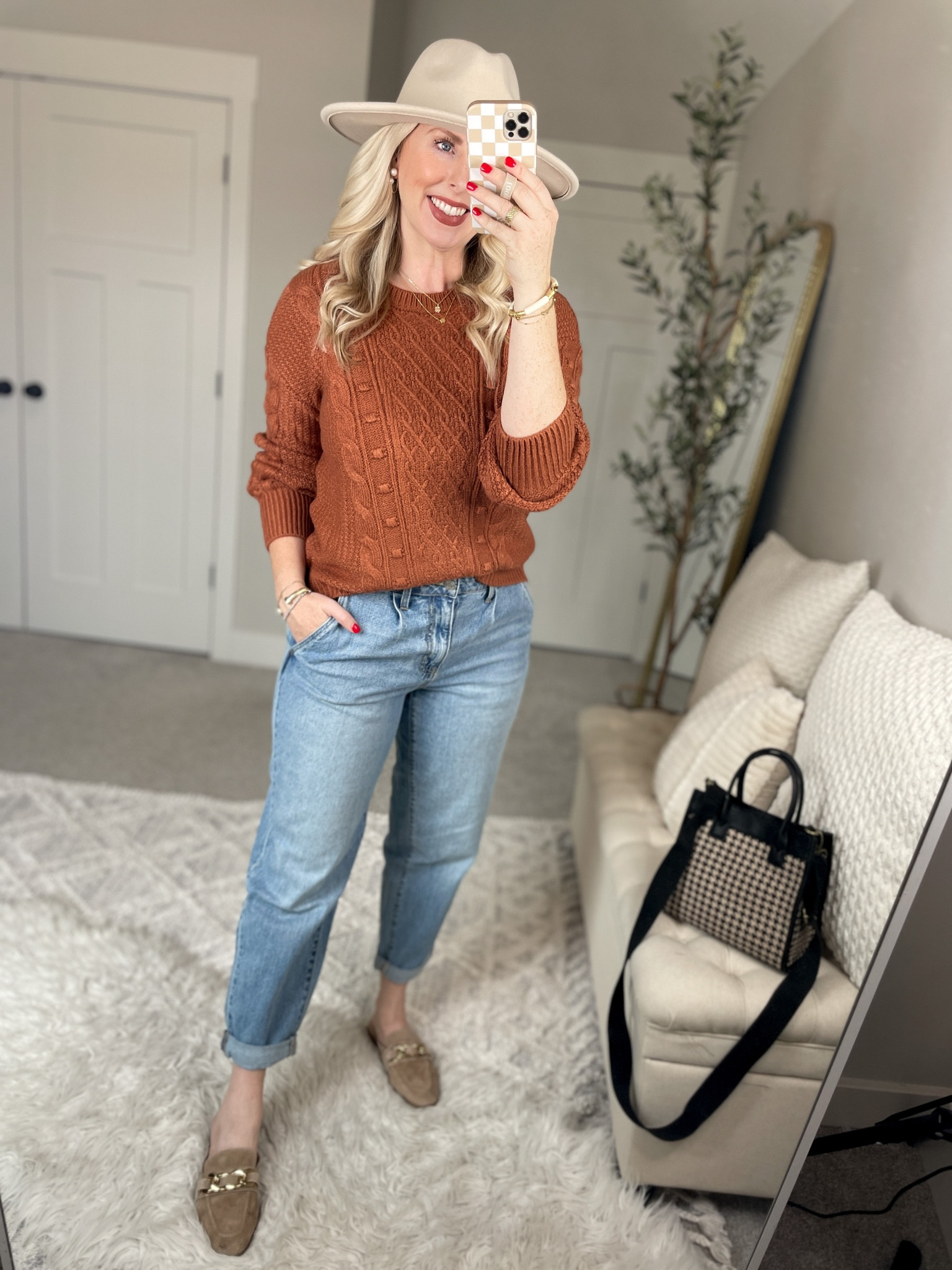Weekend Walmart wins try on 
Pom sweater- medium 

#LTKSeasonal #LTKfindsunder50 #LTKstyletip