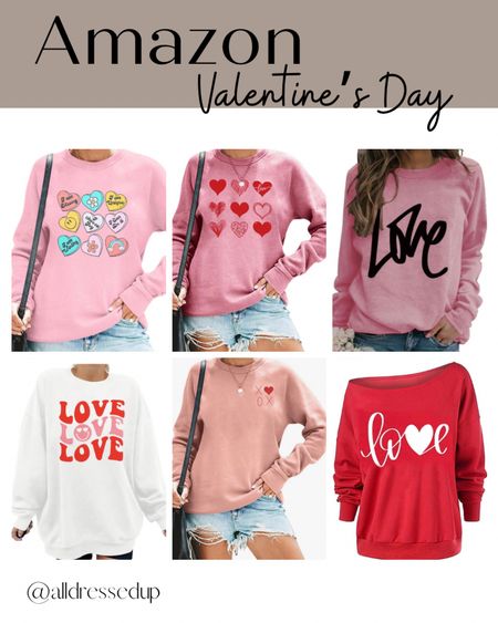 Valentine’s Day sweatshirts from Amazon

#LTKfindsunder50 #LTKstyletip #LTKSeasonal