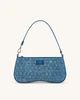 Eva Shoulder Handbag - Blue Denim Weave | JW PEI US