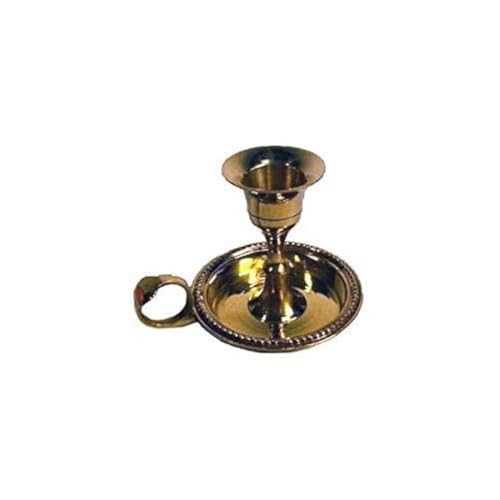 New Age Brass Chamberstick Tapered Candle Holder | Amazon (US)