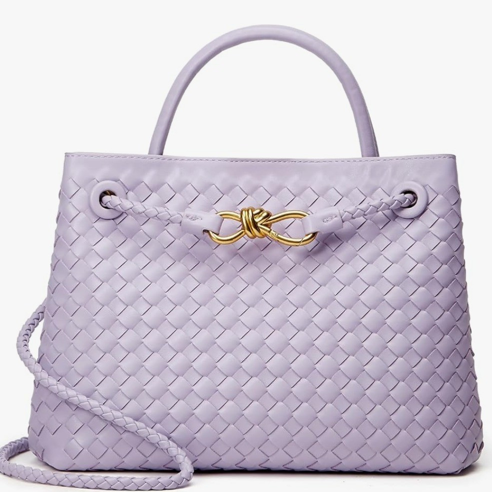 Stunning woven bags from Amazon. Amazom fashion, woven bags, rop handle bag, purple bags, summer bags, designer for less, amazon looks for less

#LTKItBag #LTKFindsUnder100 #LTKU