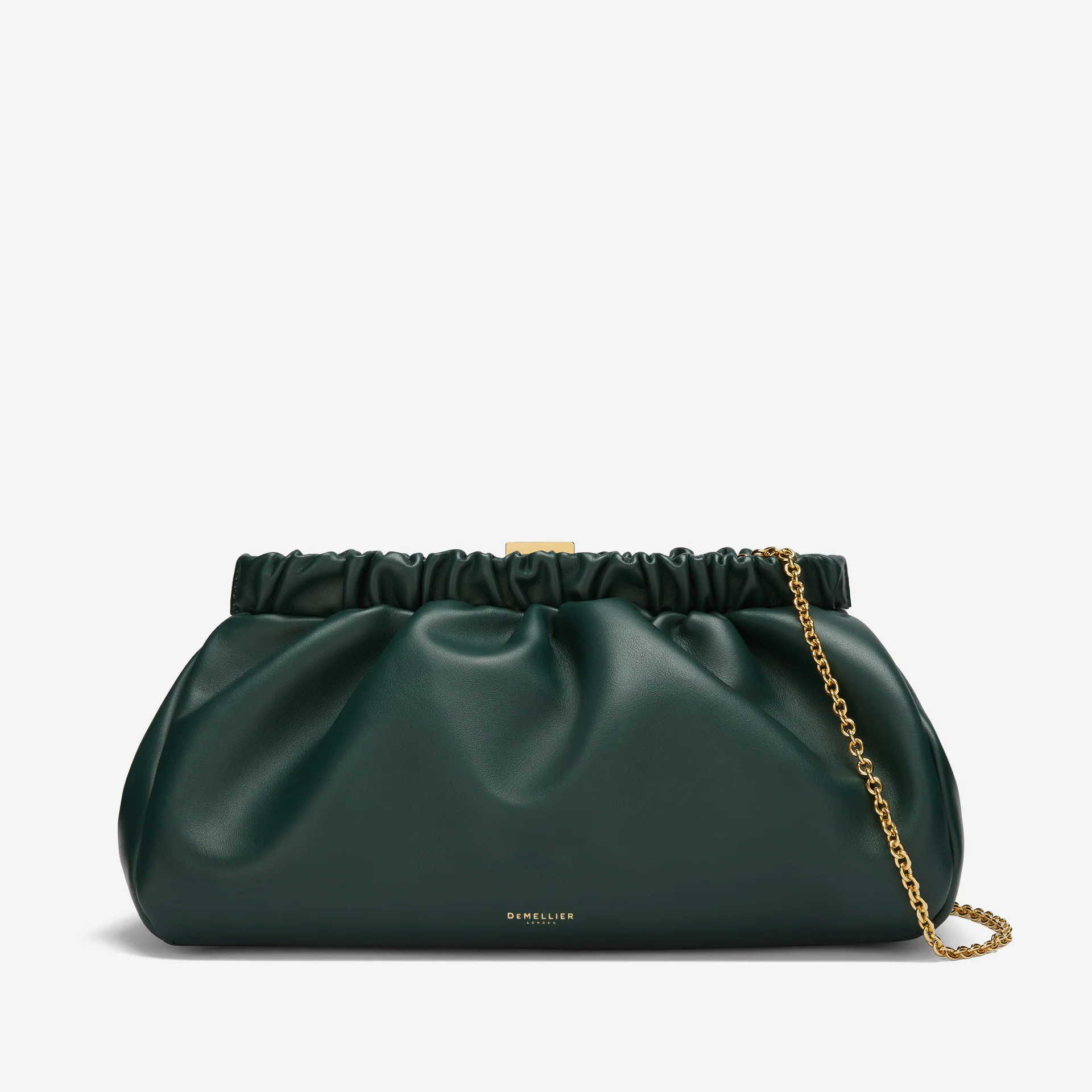 The Miami Clutch | Forest Green Smooth | DeMellier | DeMellier