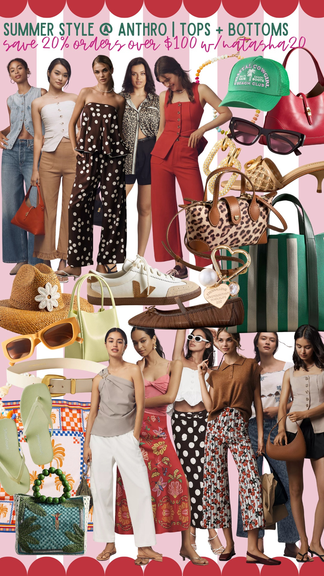 find your summer worthy tops + bottoms @Anthropologie | save 20% with code NATASHA20 on orders over $100 … #anthropartner 

#LTKSaleAlert #LTKSeasonal #LTKStyleTip