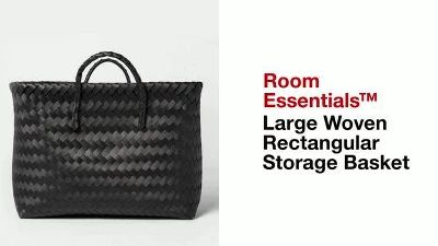 Large Woven Rectangular Storage Basket - Room Essentials™ | Target