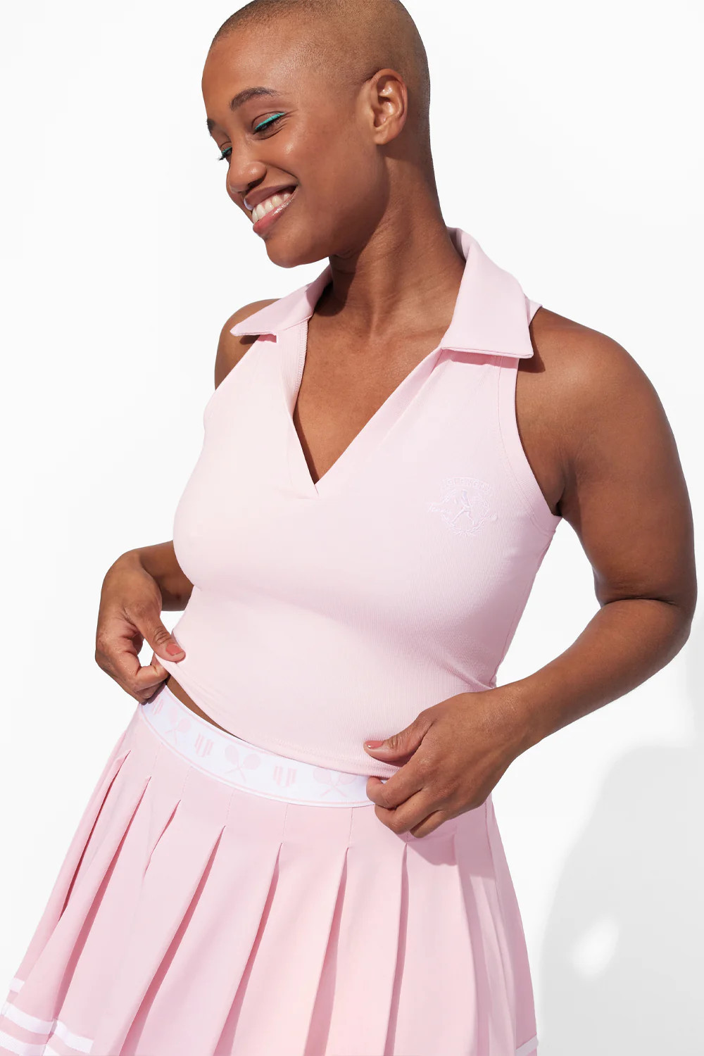 Baseline Tank In Dusty Pink | EleVen by Venus Williams