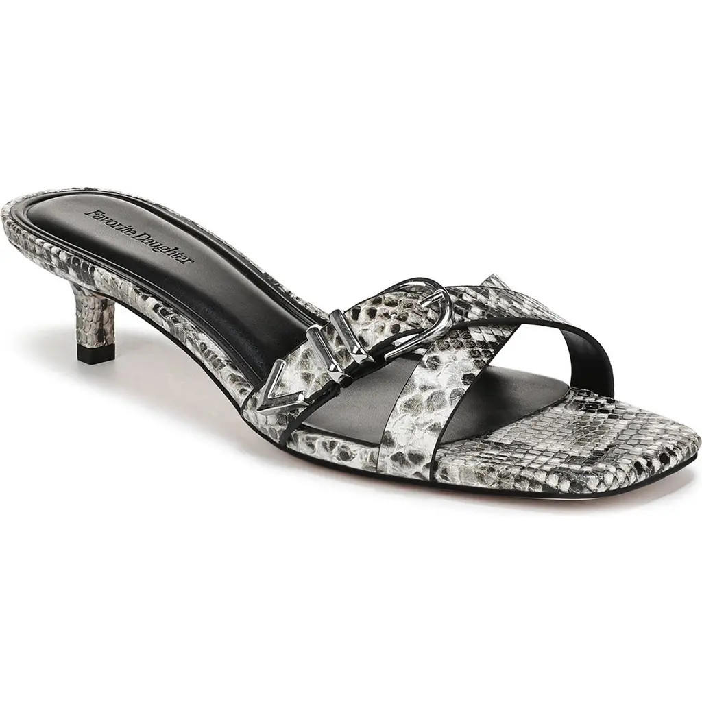 Favorite Daughter Shiloh Kitten Heel Sandal in Roccia at Nordstrom, Size 9 | Nordstrom