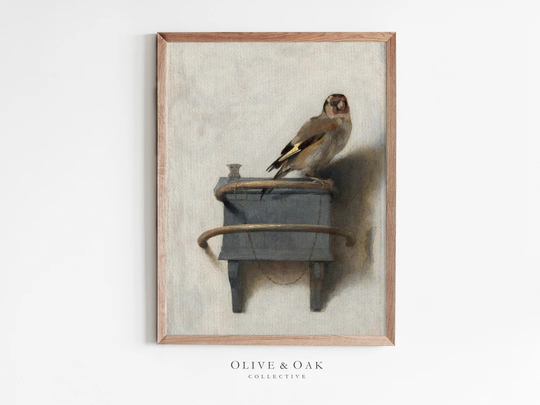 Vintage Bird Painting / Moody Still Life Oil Painting / Neutral Antique Art PRINTABLE / #368 | Etsy (US)