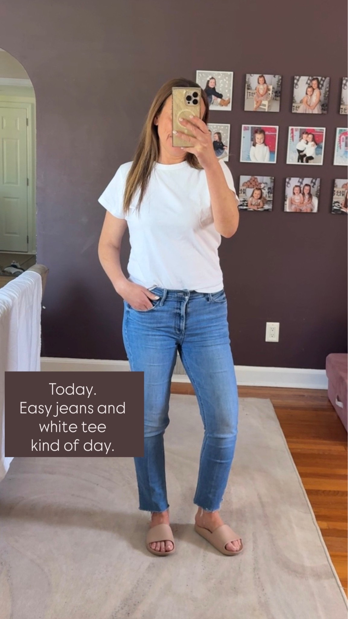 Found the best little tees at jcrew for under $50. And I live in these slides. Literally.

#LTKootd #LTKOver40 #LTKmomlife
