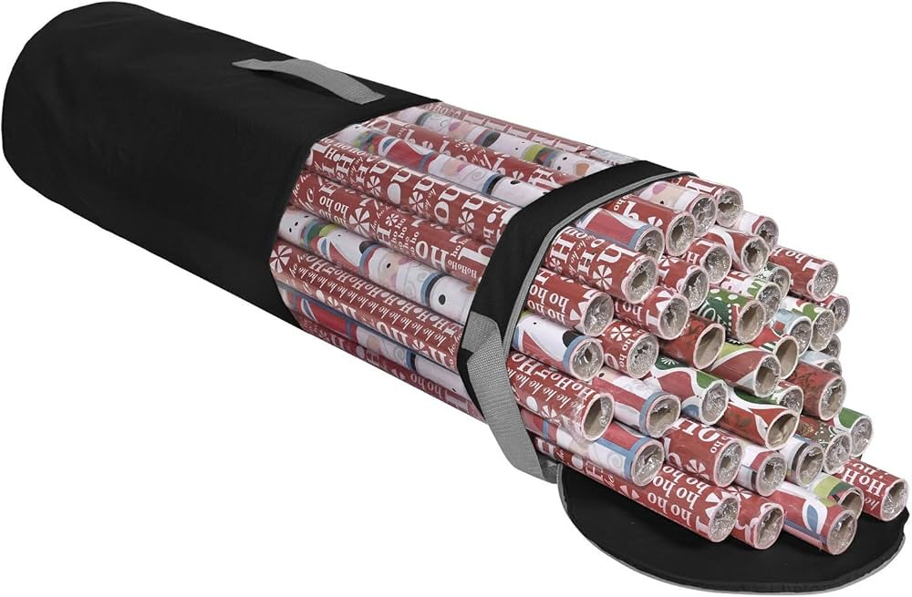 ProPik Wrapping Paper Storage Organizer Bag, Store Up To 24 Rolls 40 Inch, Heavy Duty Polyester p... | Amazon (US)