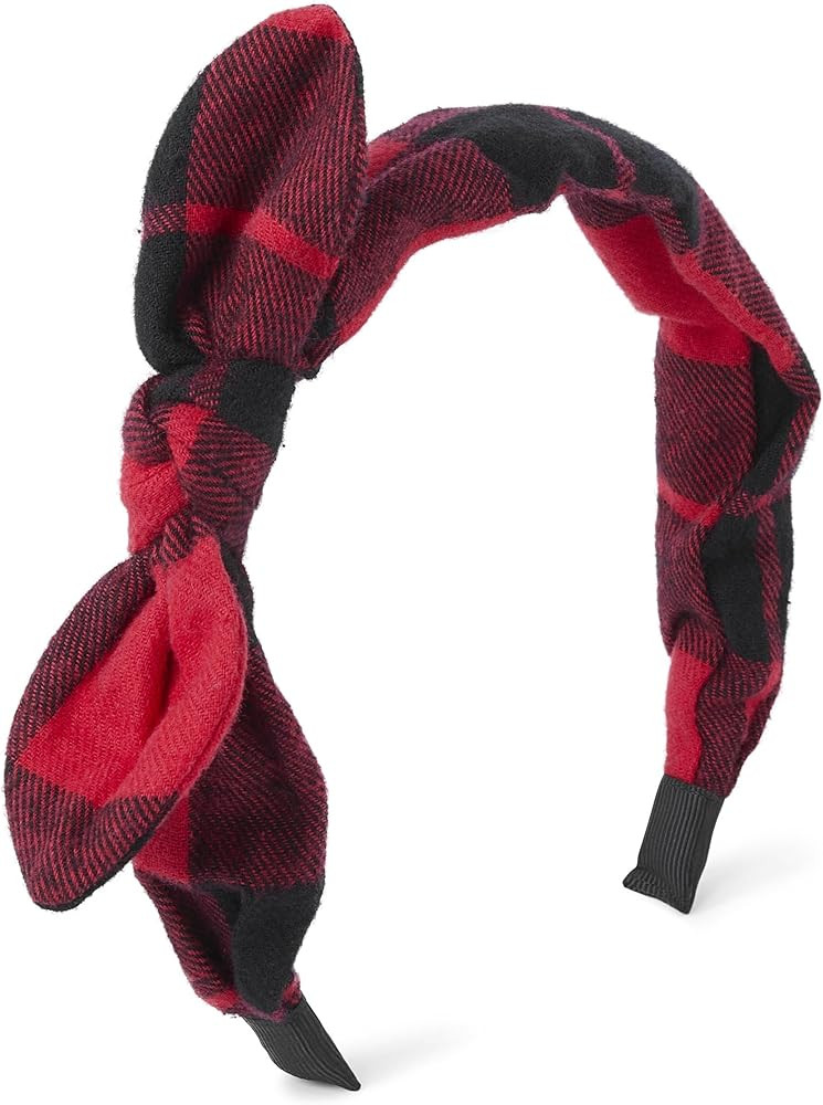 The Children's Place Baby Girls' and Toddler Christmas Hair Accessories, Headband, Clips and Bow,... | Amazon (US)