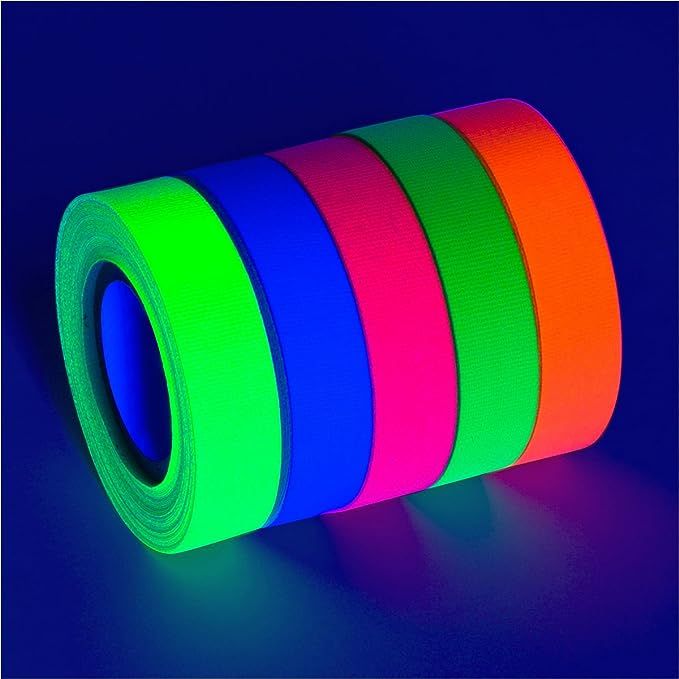 Glow King Glow Party Blacklight Tape - Blacklight Reactive Glow Tape - UV Reactive Black Light Ta... | Amazon (US)