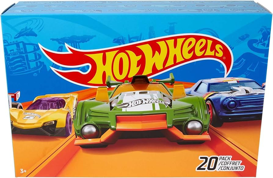 Hot Wheels Set of 20 Toy Cars & Trucks in 1:64 Scale, Collectible Vehicles (Styles May Vary) | Amazon (US)
