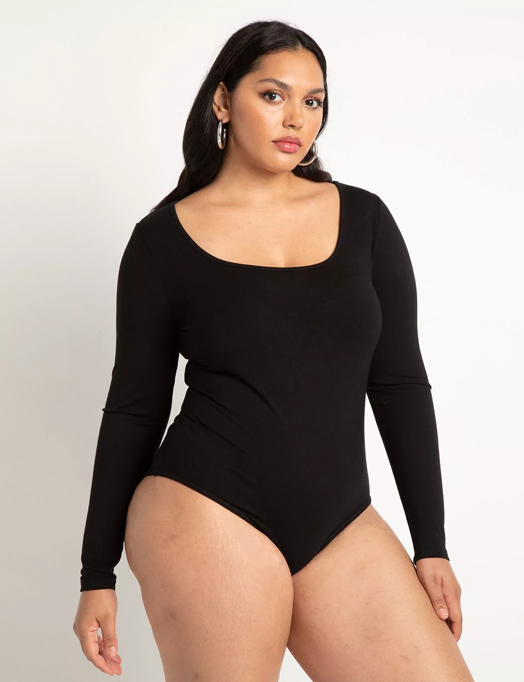Scoop Neck Bodysuit | Eloquii