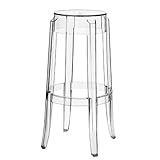 Modway Philippe Starck Style Charles Ghost Bar Stool (set of 2) | Amazon (US)