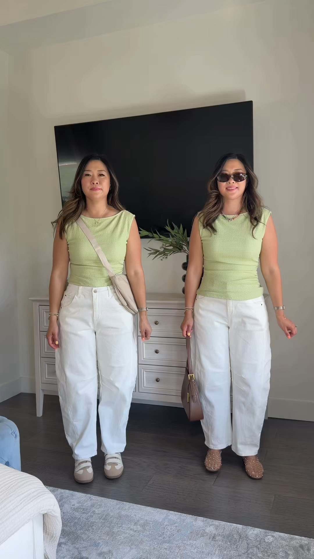 Love this cute top (have it in multiple colors) paired with these barrel pants. But I def think it’s all about the styling! Size Medium

#LTKootd #LTKOver40 #LTKPetite