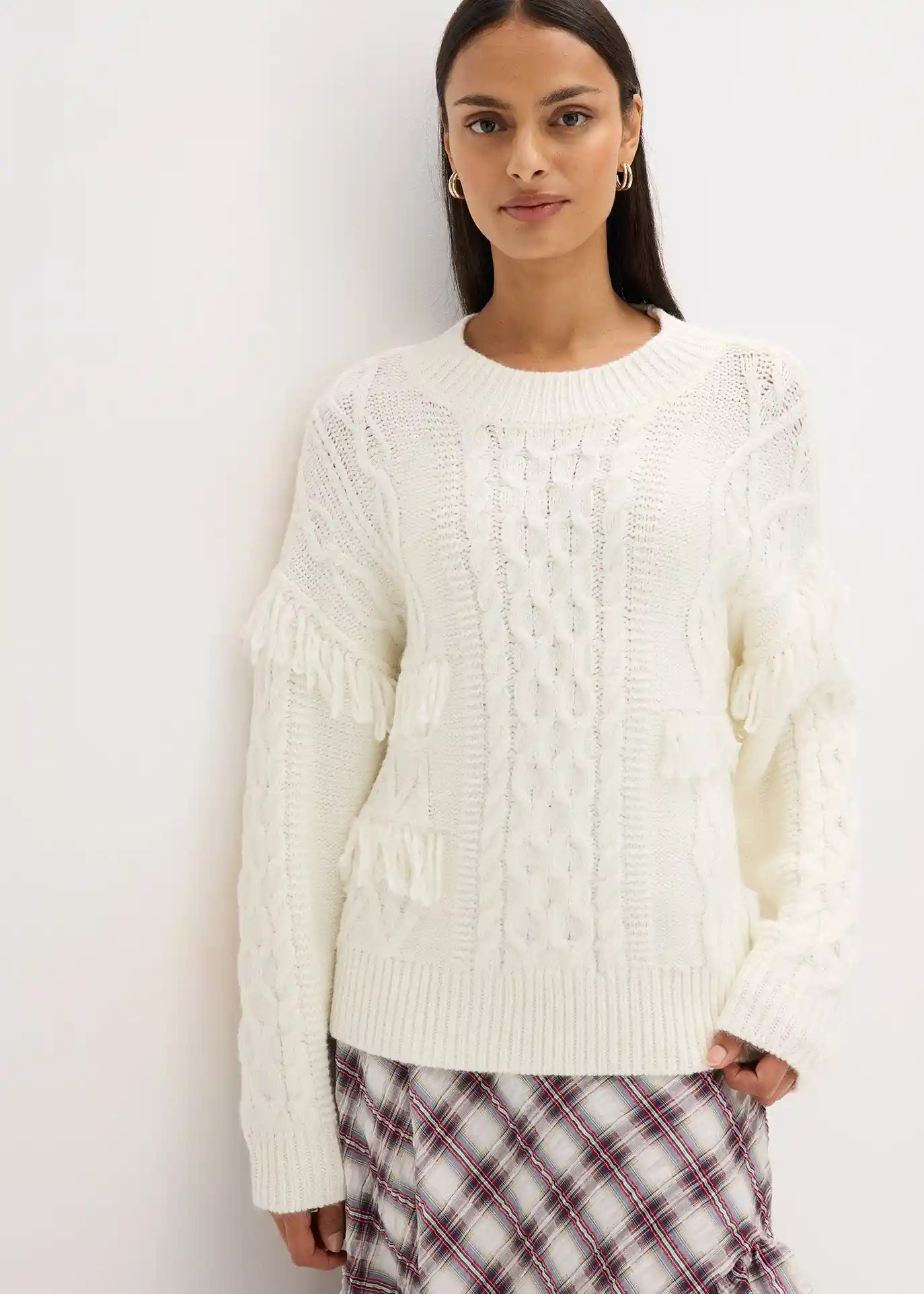 Pull oversize à franges | Bonprix FR