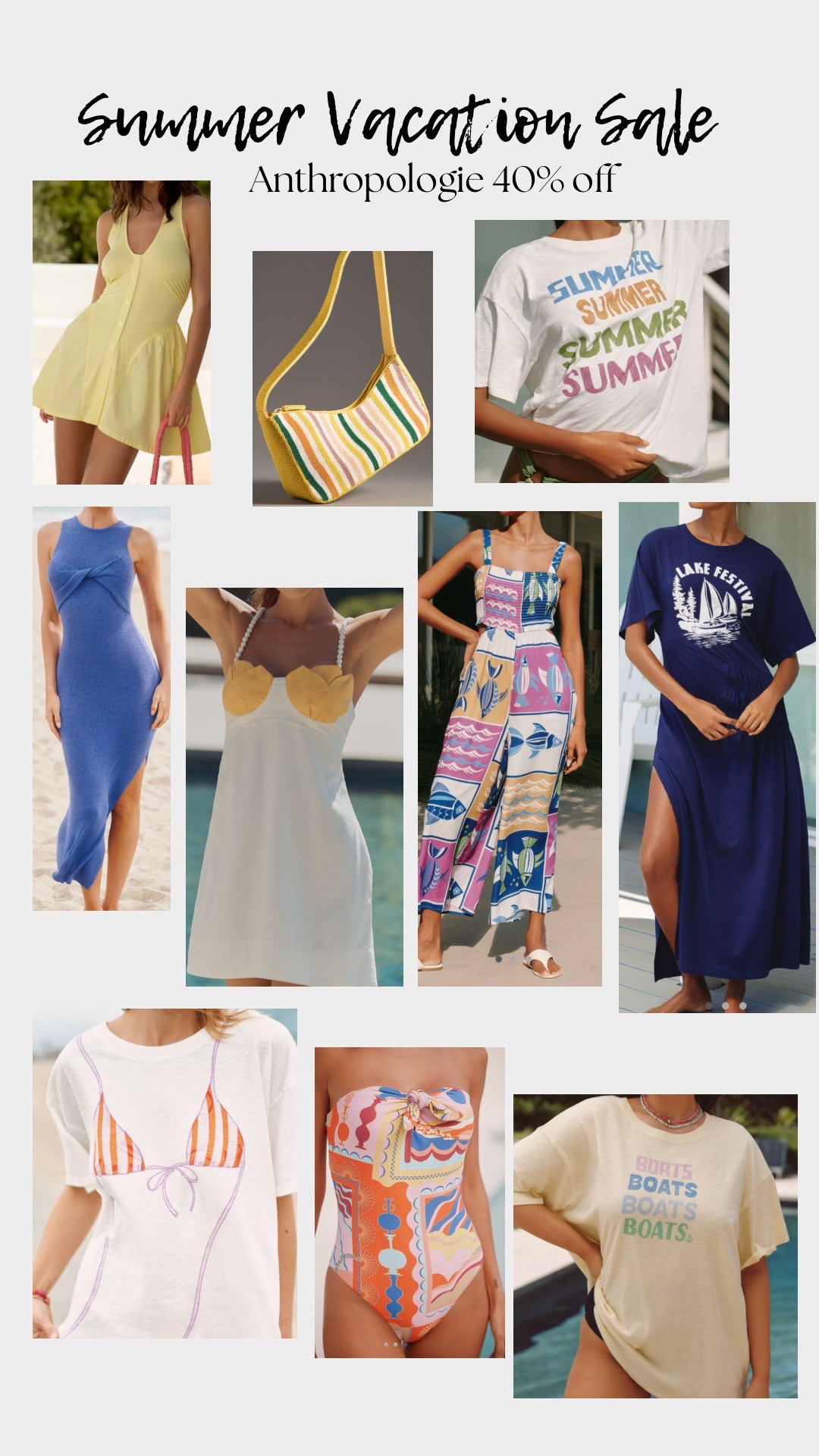 Summer vacation outfits on sale at Anthropologie! Perfect summer outfits, from accessories to coverups to sandals! 

#LTKSummerEdit #LTKSeasonal #LTKSaleAlert