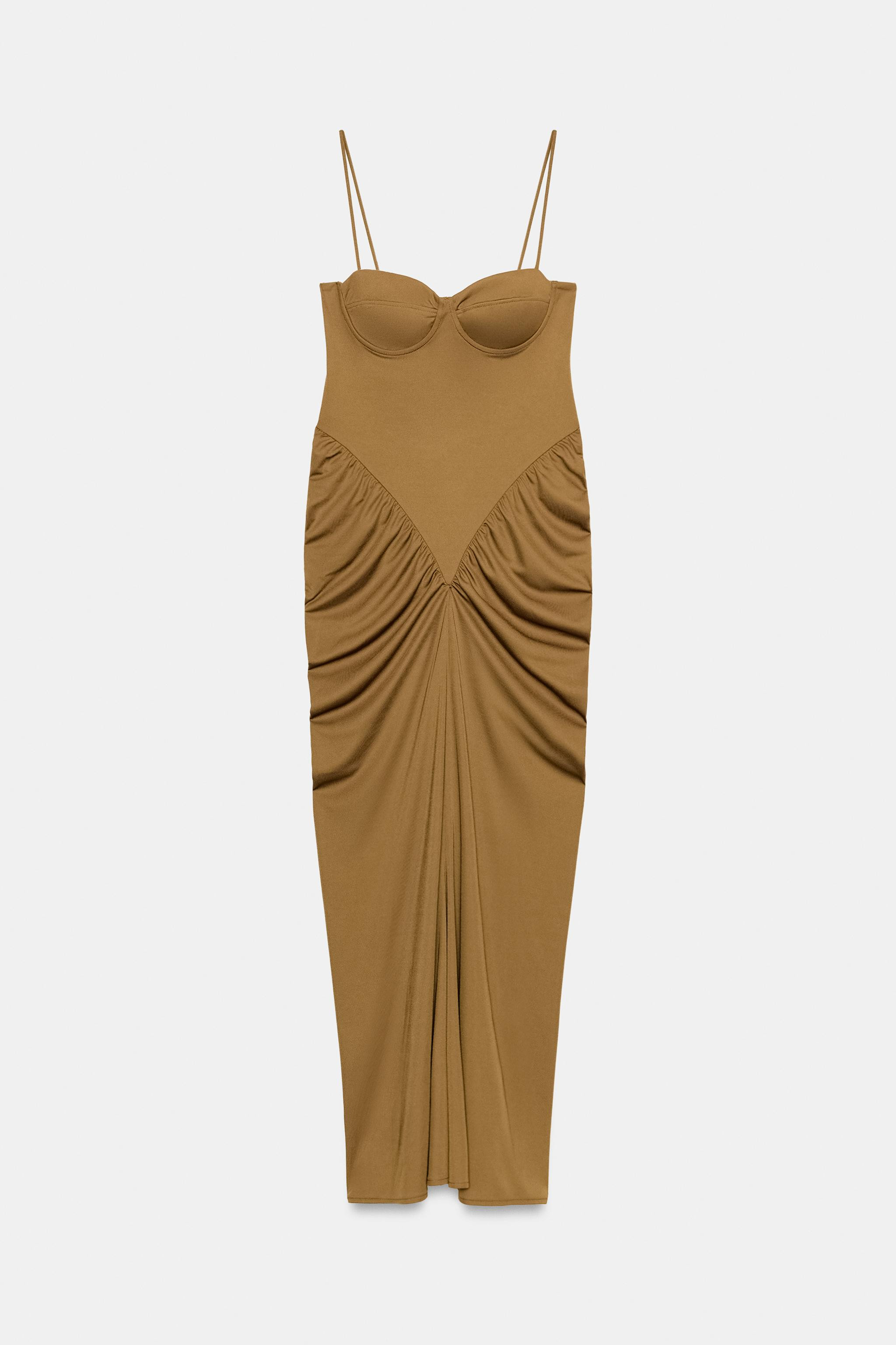 CORSET VOLUME DRESS | Zara US