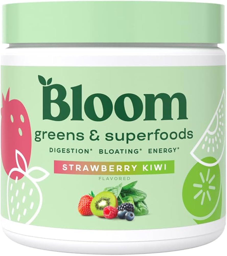 Bloom Nutrition Super Greens Powder Smoothie & Juice Mix - Probiotics for Digestive Health & Bloa... | Amazon (US)