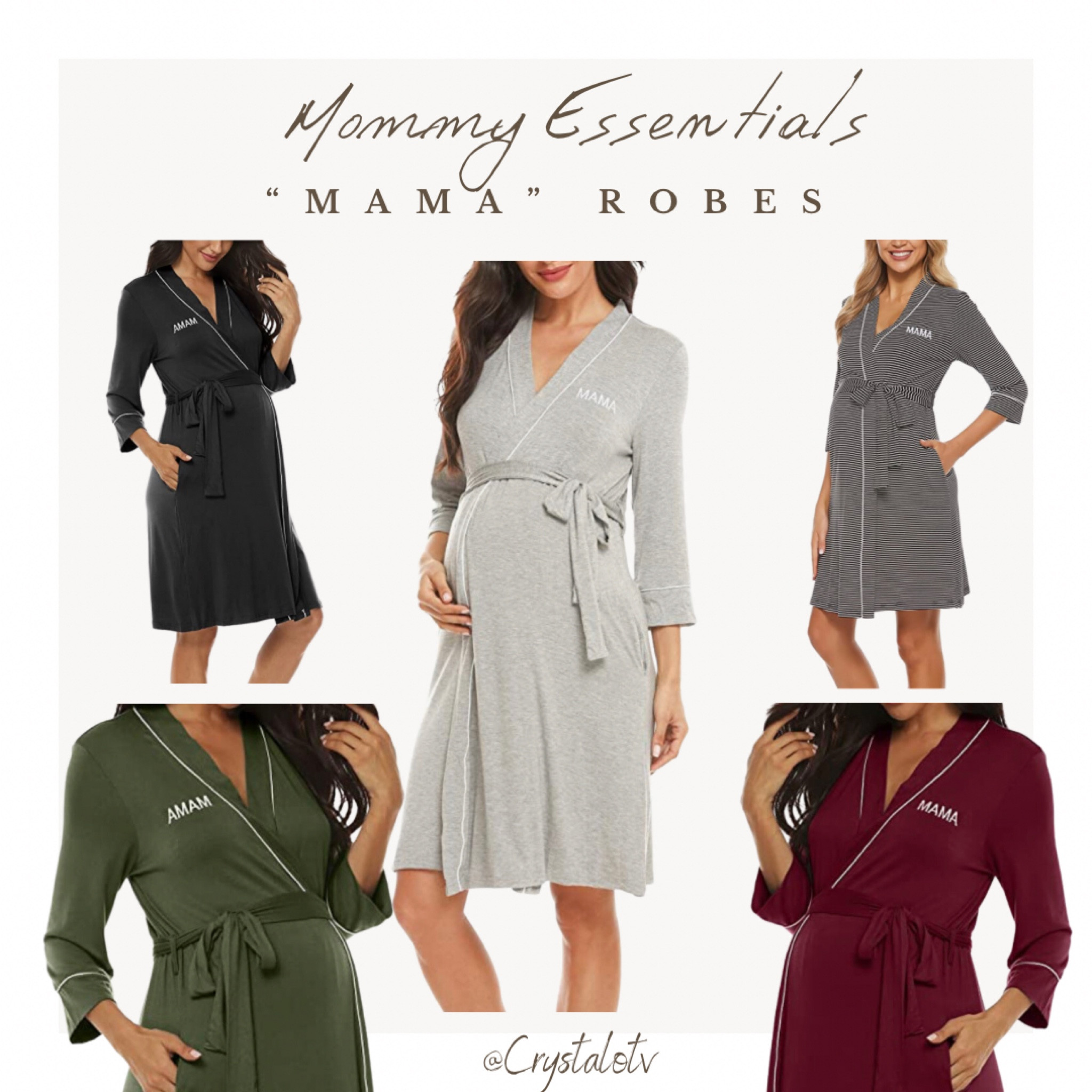 Bump friendly and postpartum robe for a cozy lounge around the home or hospital. 

#LTKbump #LTKFind #LTKsalealert