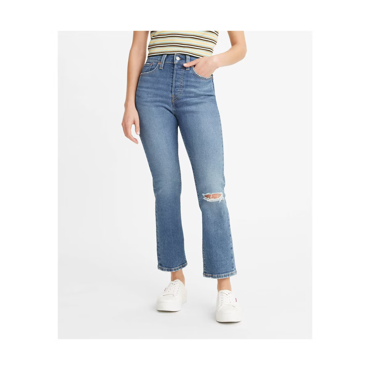 Levi's® Women's High-Rise Wedgie Straight Cropped Jeans | Target