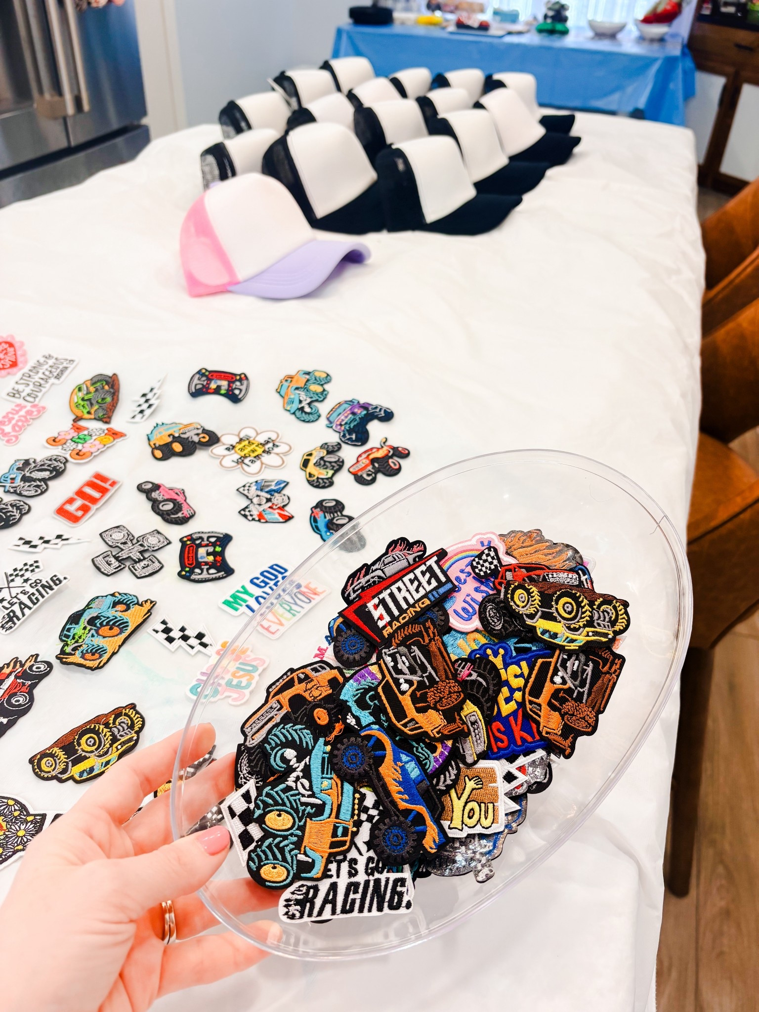 Trucker Hat iron in patches craft idea 🧢

#LTKKids #LTKHome #LTKmomlife