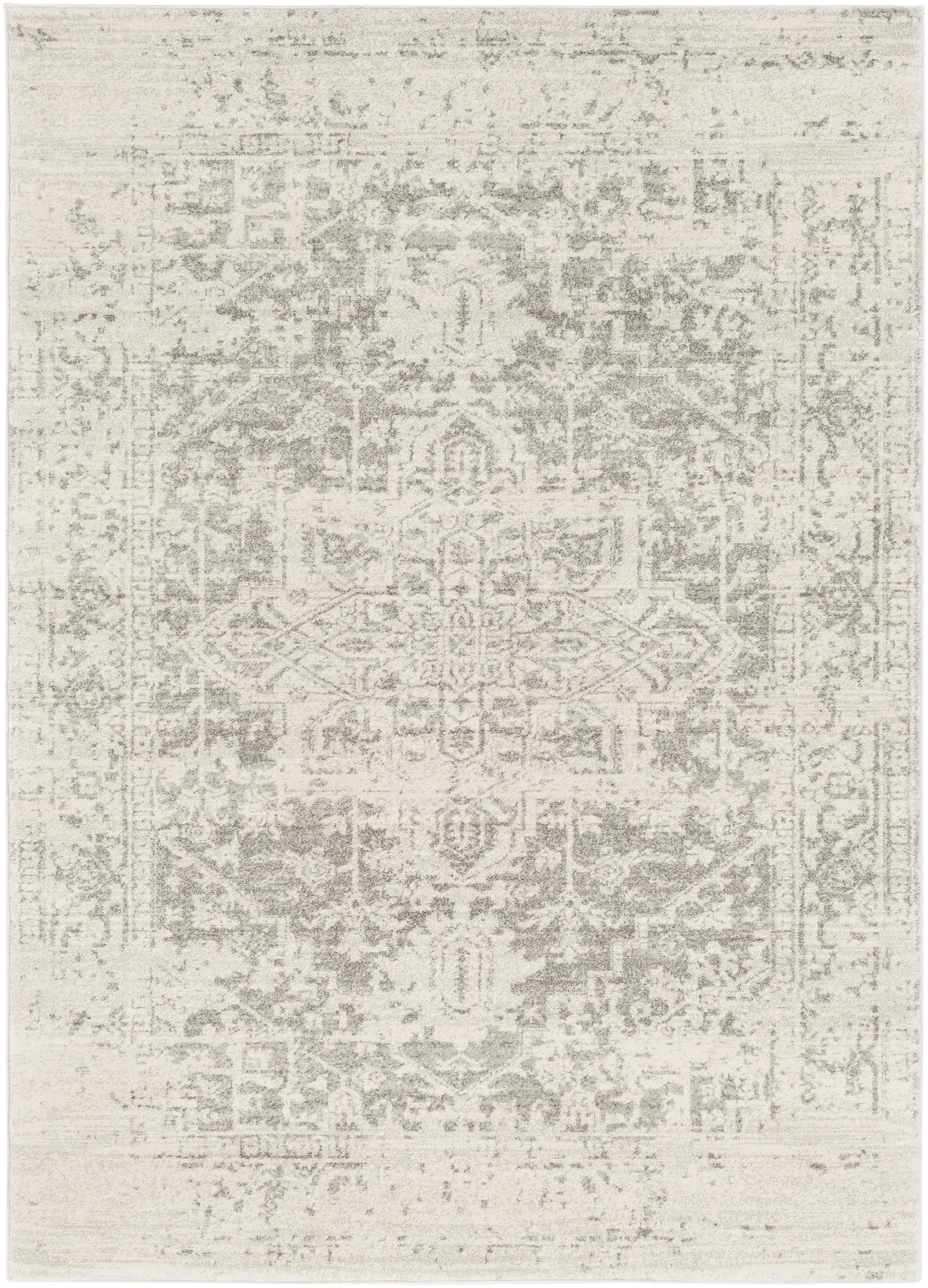 Hillsby Performance Charcoal/Medium Gray/Light Beige Rug | Wayfair North America
