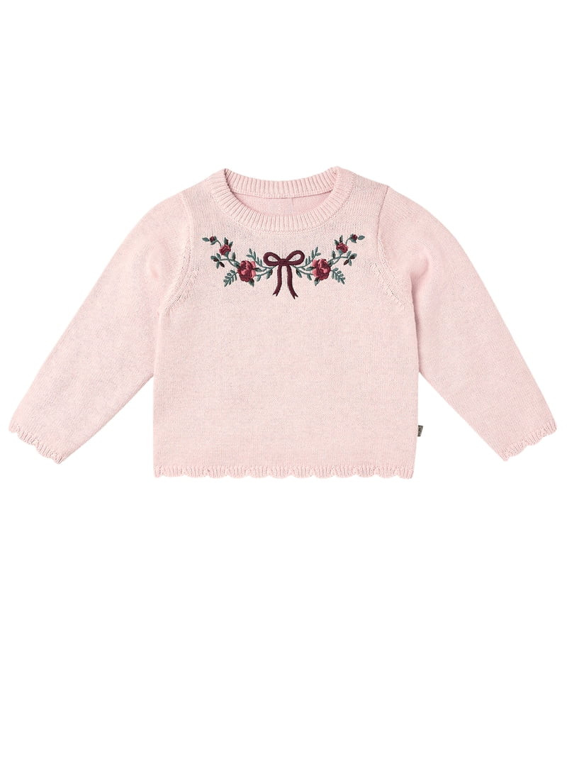 Modern Moments by Gerber Toddler Girl Novelty Embroidered Outfit Set, Sizes 12 Months - 5T | Walmart (US)
