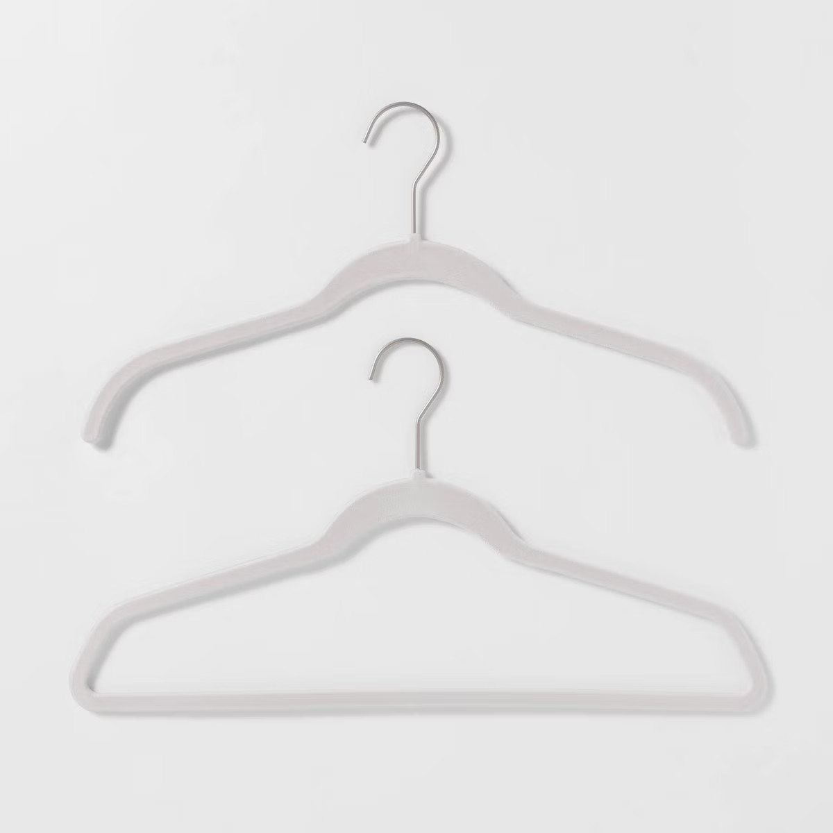 100pk Combo Pack Suit/Shirt Flocked Hangers - Brightroom™ | Target