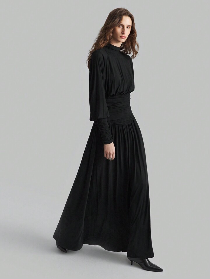 Womens Long Sleeve Black Dress  | SHEIN