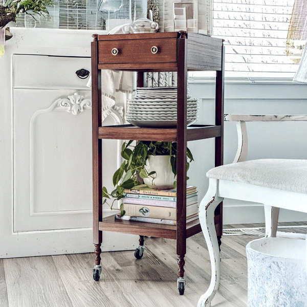 Rolling Etagere with Customizable Storage - Decor Steals | Decor Steals