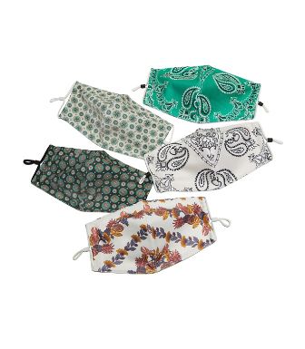 Tory Burch Printed Face Mask, Set Of 5 | Tory Burch (US)