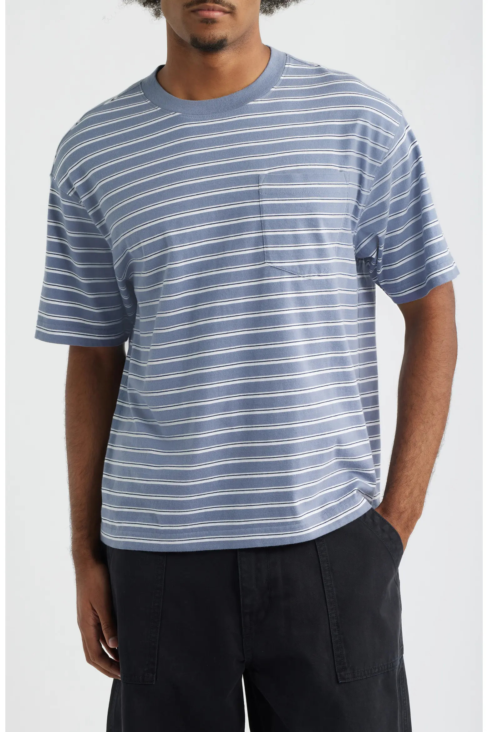 Boxy Stripe Cotton Pocket T-Shirt (Men) | Nordstrom | Nordstrom