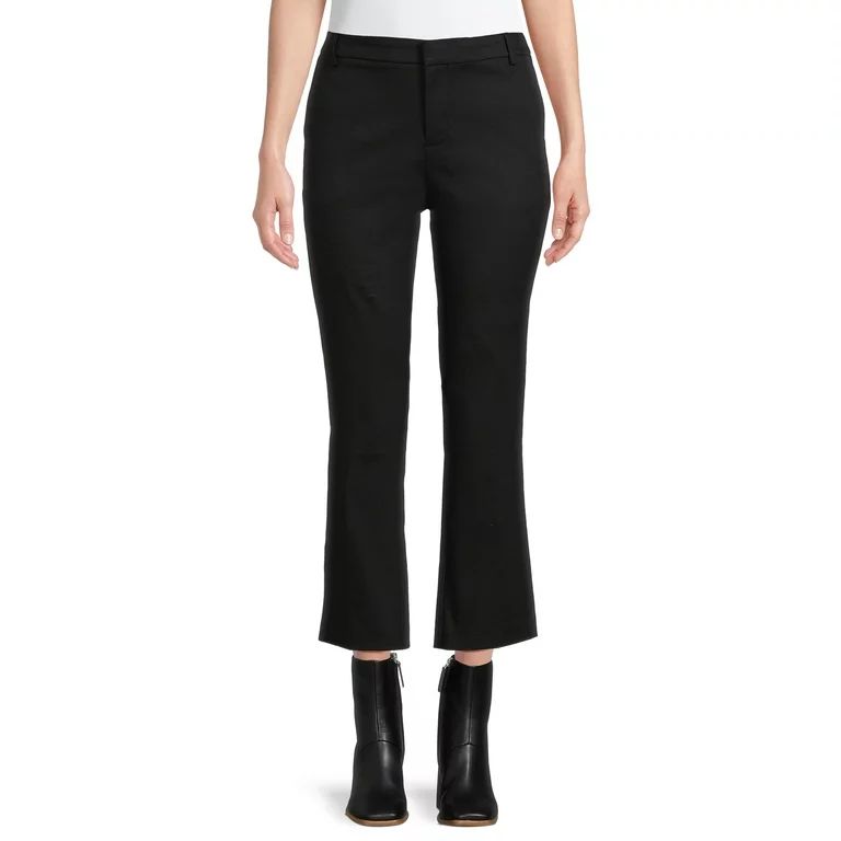 Time and Tru Women's Straight Pants, 28" Inseam, Sizes 2-20 | Walmart (US)