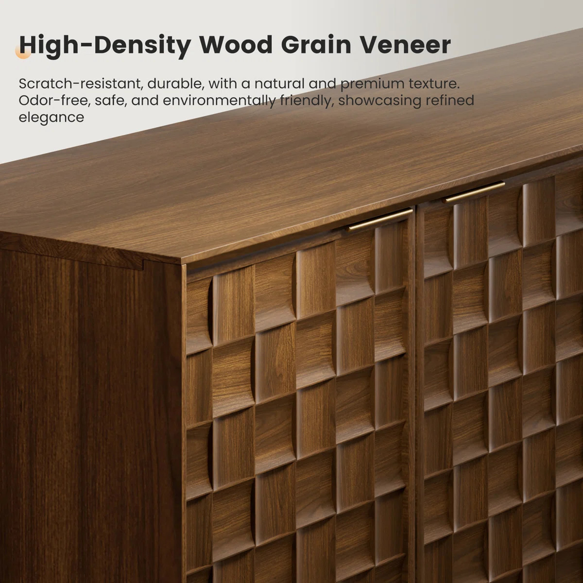 Valdean 60'' Wide Sideboard Buffet with Solid Wood Legs and Adjustable Shelves | Wayfair North America