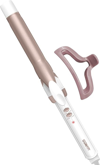 Conair Double Ceramic 1-Inch Curling Iron with Claw Clip, 1-Inch Barrel Creates Classic Curls, Ha... | Amazon (US)