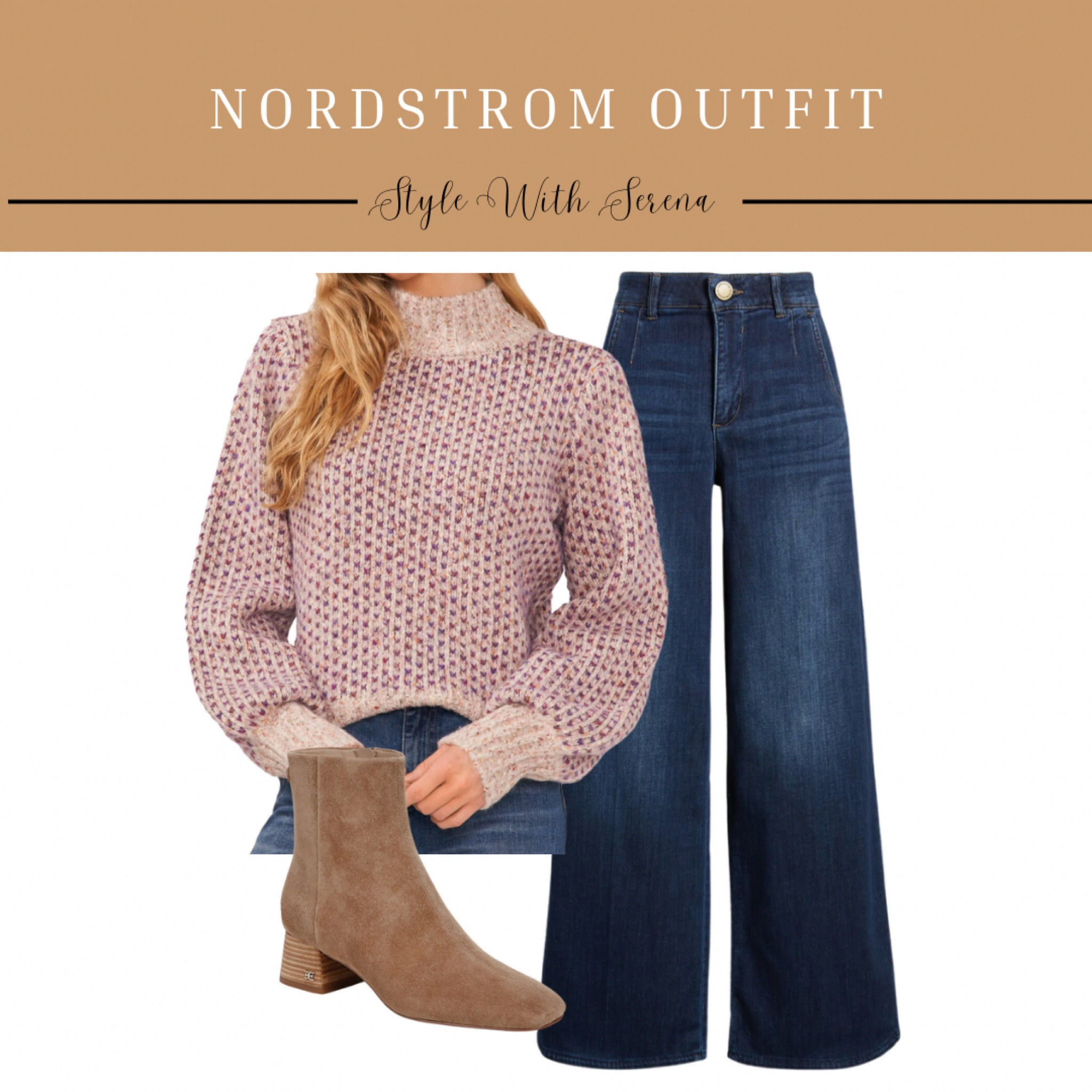 Nordstrom outfit, sweater, jeans, denim, booties, fall outfit 

#LTKStyleTip #LTKShoeCrush #LTKSeasonal